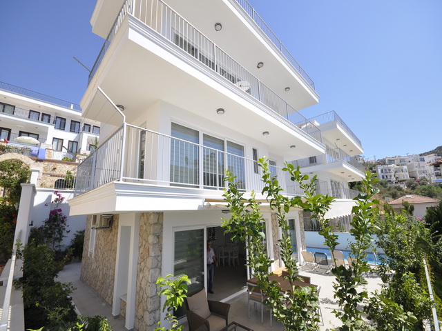 Modern Triplex Villa In Kalkan With Sea View For Sale