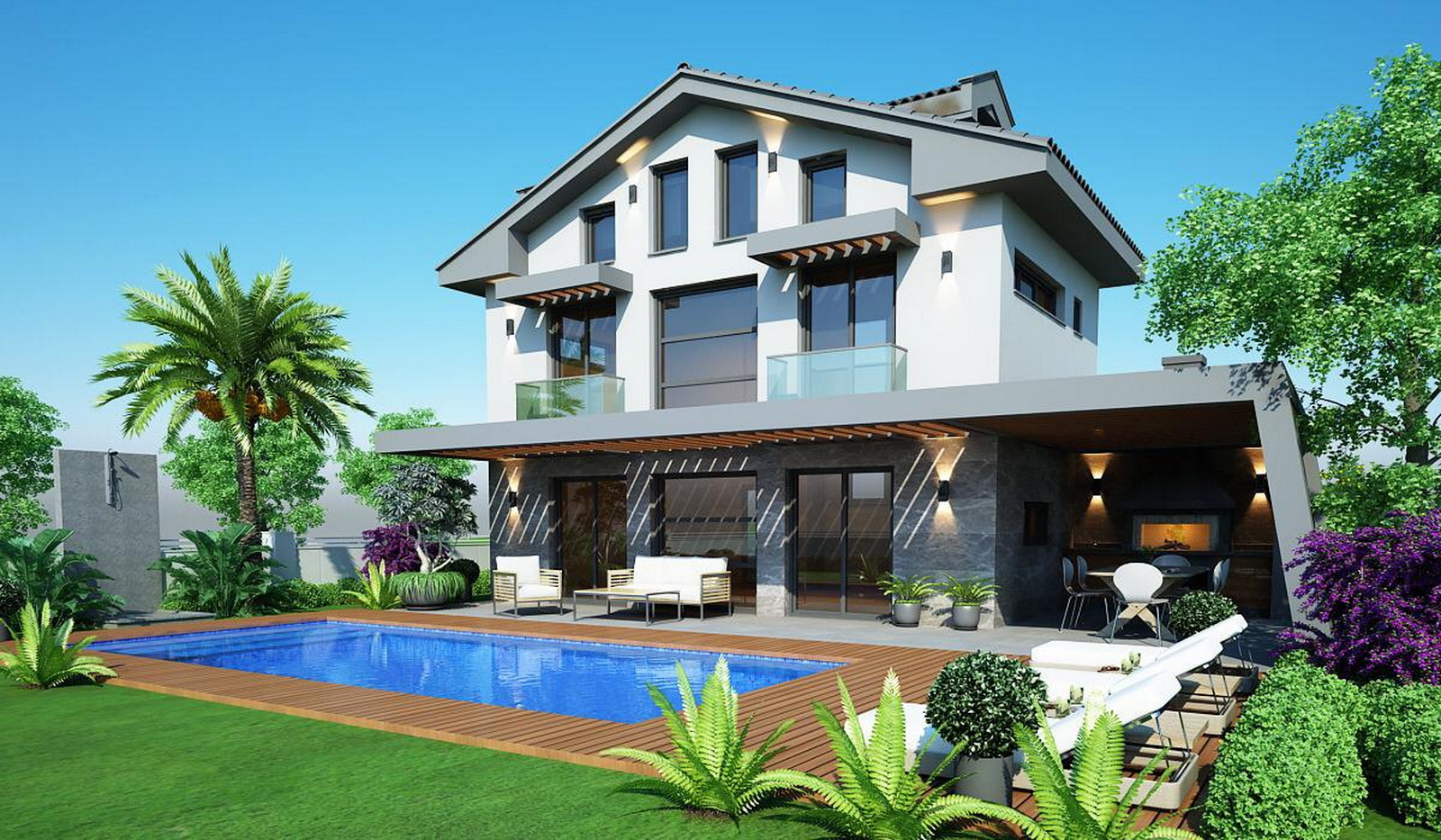 Beautiful Exquisite Luxury 4 Bedroom Villas for Sale in Ovacik