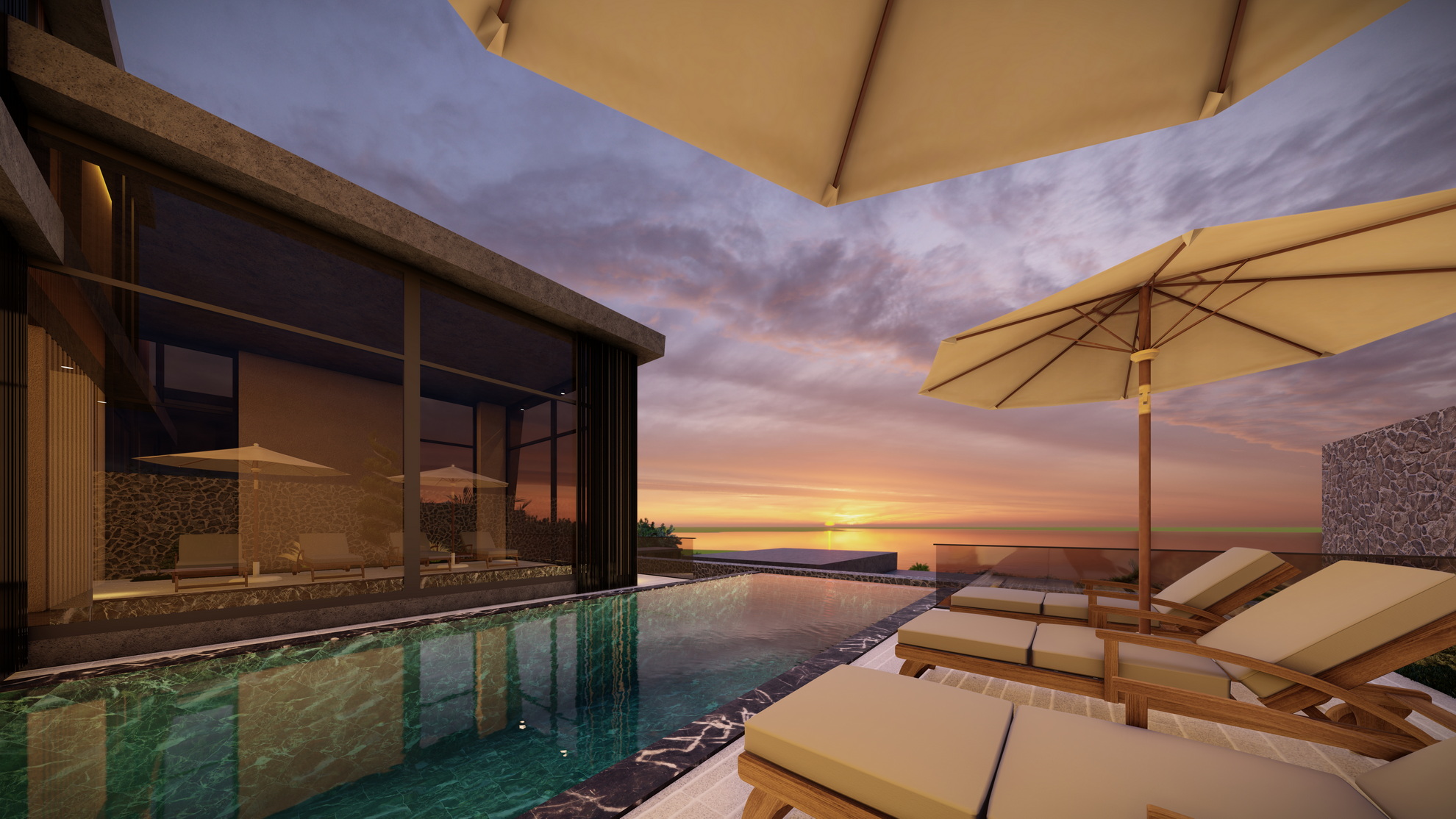 Luxury 2 Bedroom Detached Villas with Unobstructed Sea Views