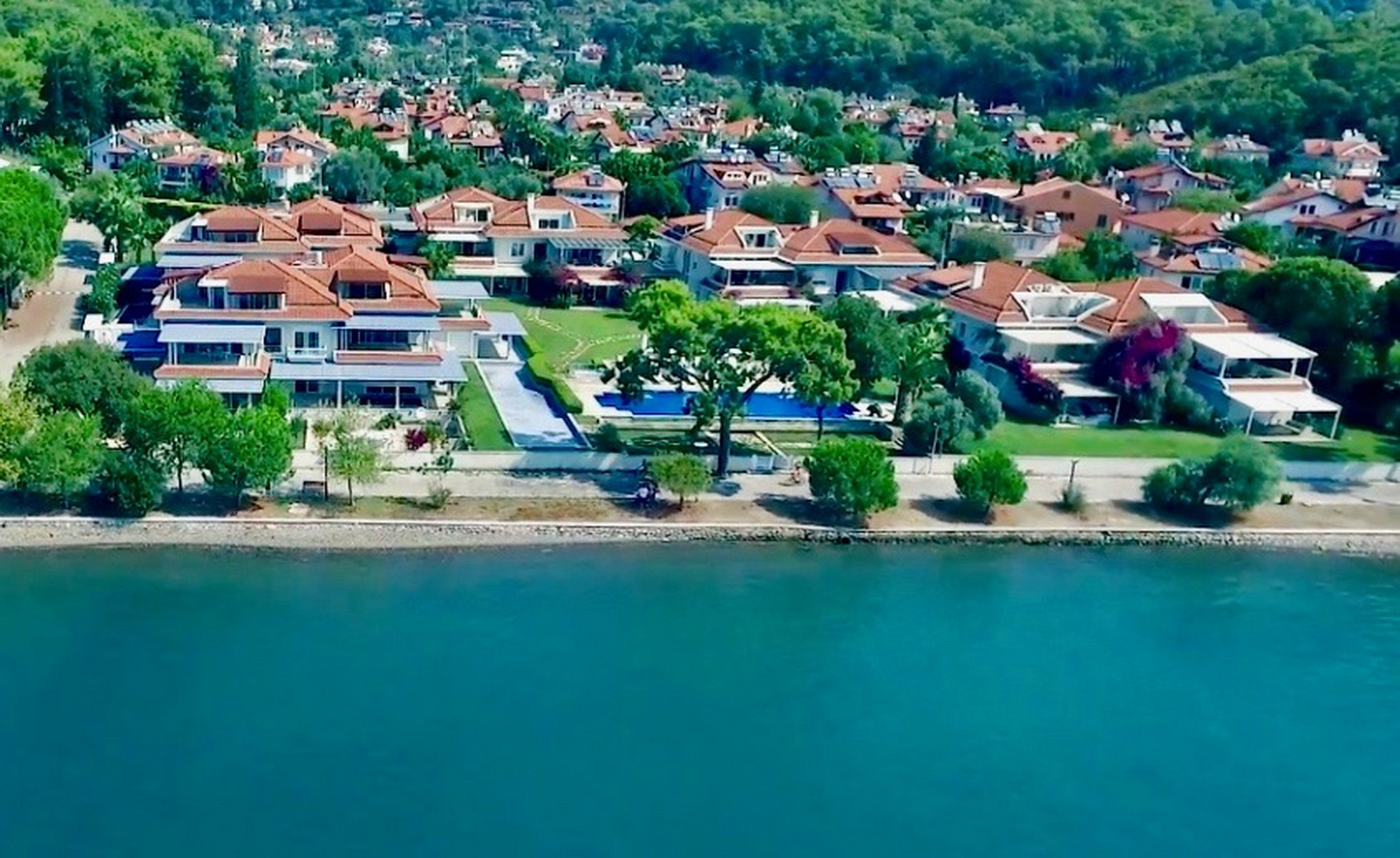 Luxurious Sea Front Duplex Apartment Right in The Heart of Gocek For Sale