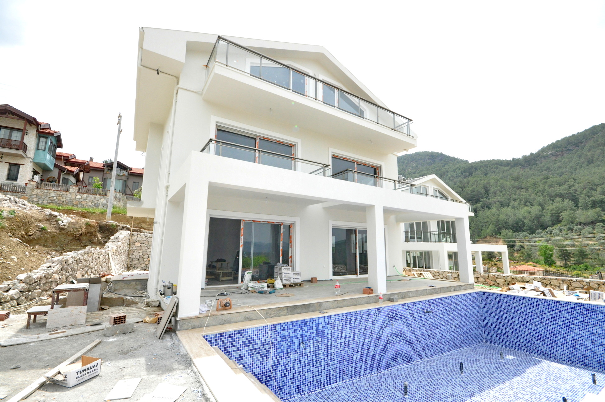 Superb Villa with Magnificent Views with Private Infinity Pool in Uzumlu Fethiye