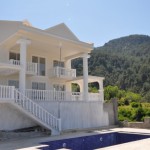 Uzumlu villa modern property Fethiye Turkey mountain view villa pool and garden