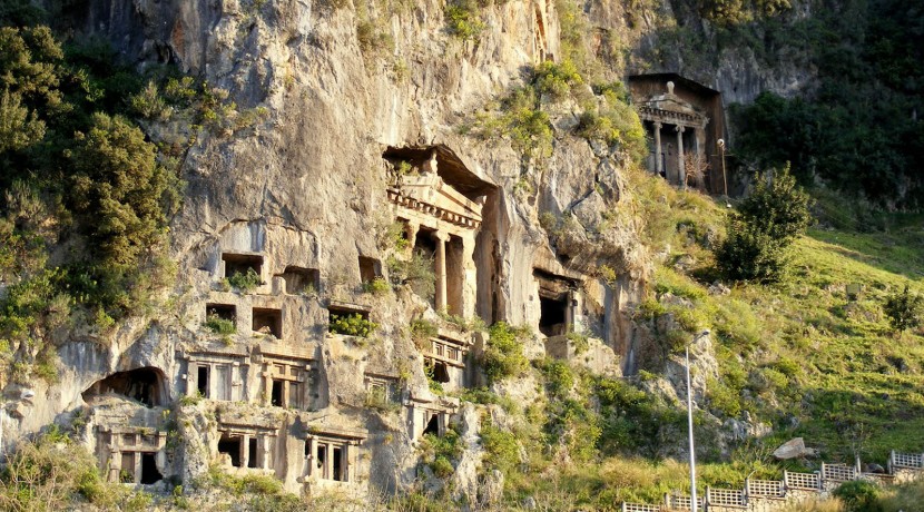 Fethiye+Lycian+Rock+Tombs+Turkey