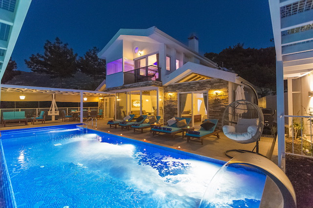 Luxury Fully Furnished 3 Bedroom Villa in Kalkan For Sale