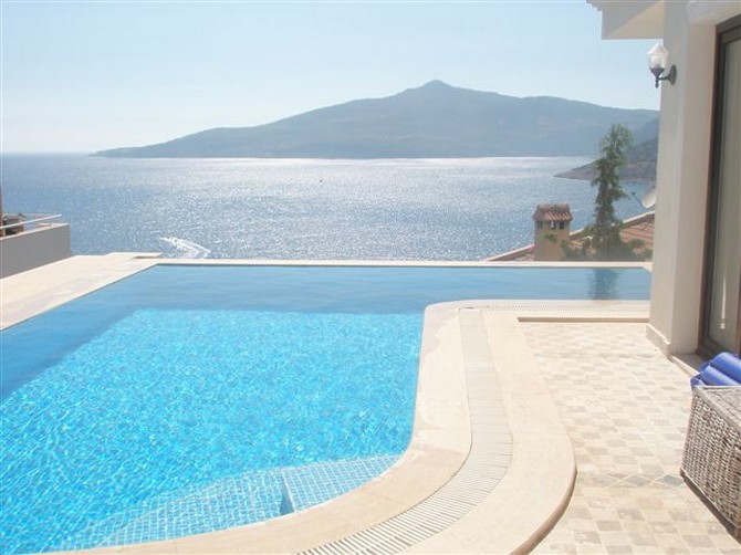 Amazing Seafront Villa in Kalkan With Panoramic Views For Sale