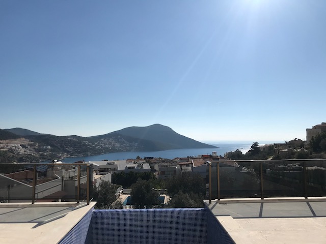2 Bedroom Brand New Kalkan Apartment with Private Infinity Pool For Sale