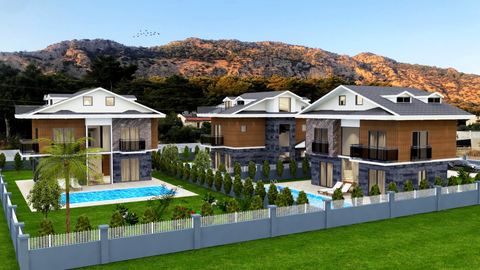 SOLD!!!Brand New Luxury Gocek Villas with Private Pool & Garden