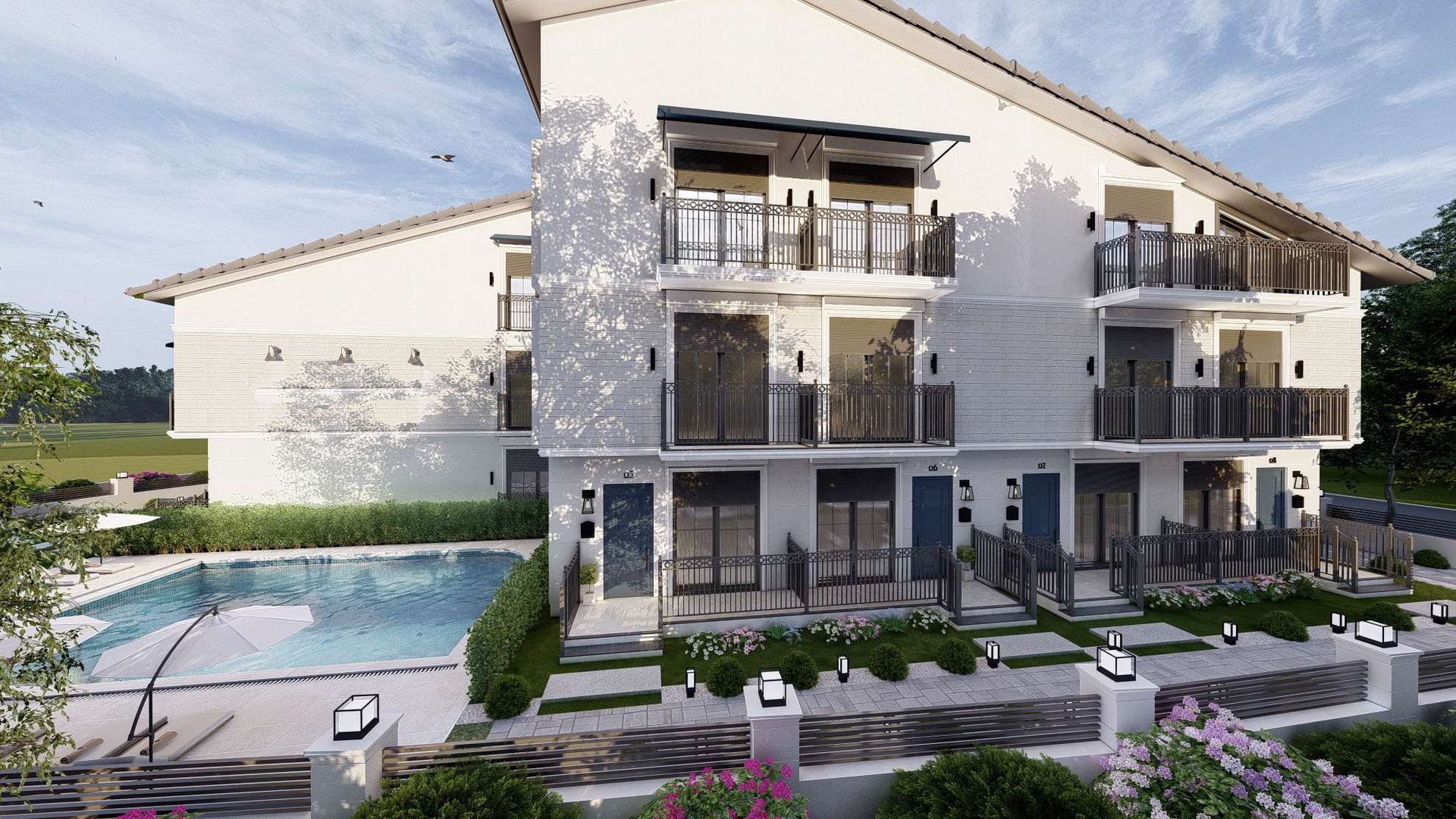Off Plan 1 Bedroom Apartments with Communal Pool in Calis