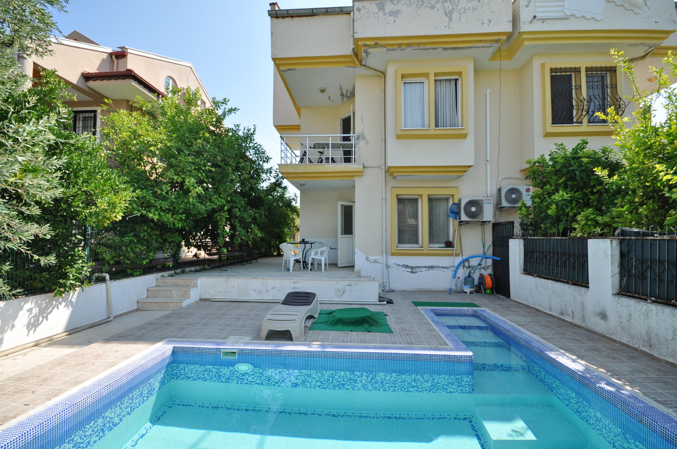 4 Bedroom Semi Detached Villa with Private Pool in Fethiye