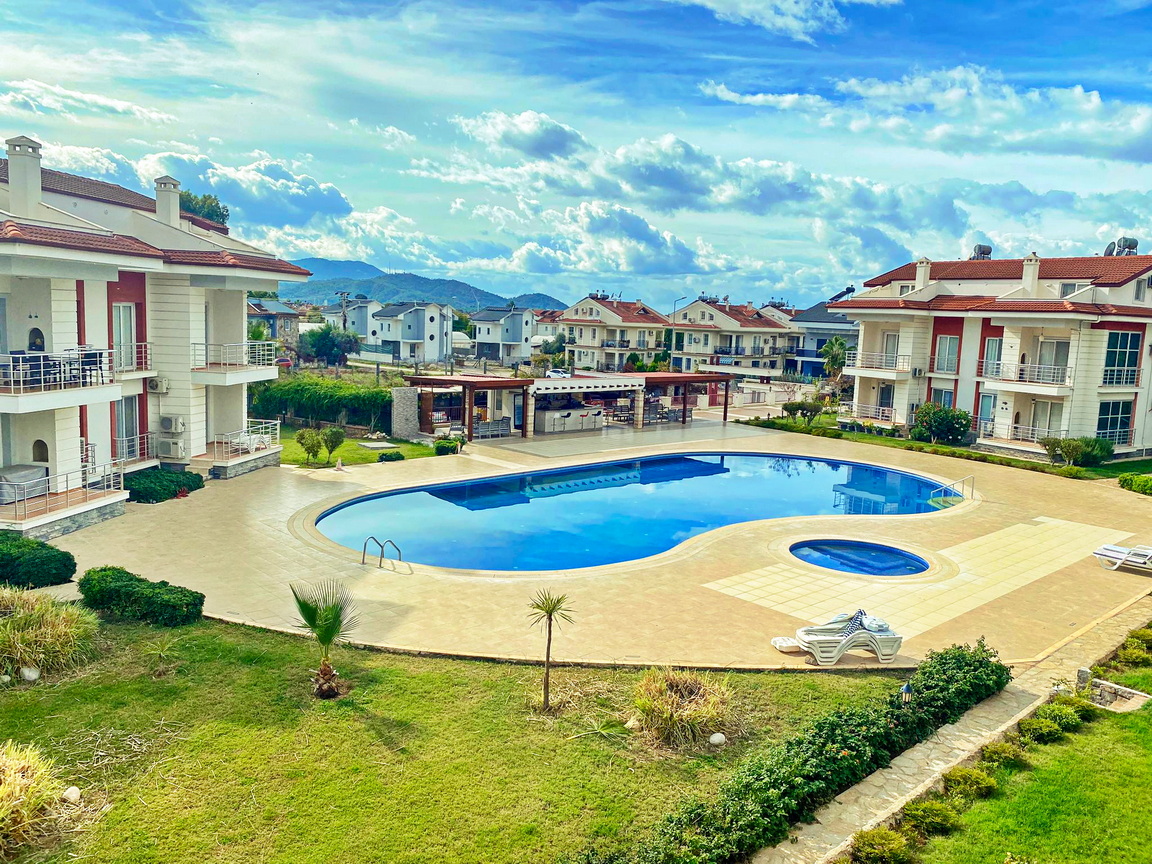 3 Bed Duplex Apartment in a Fantastic Complex with Swimming Pool in Calis