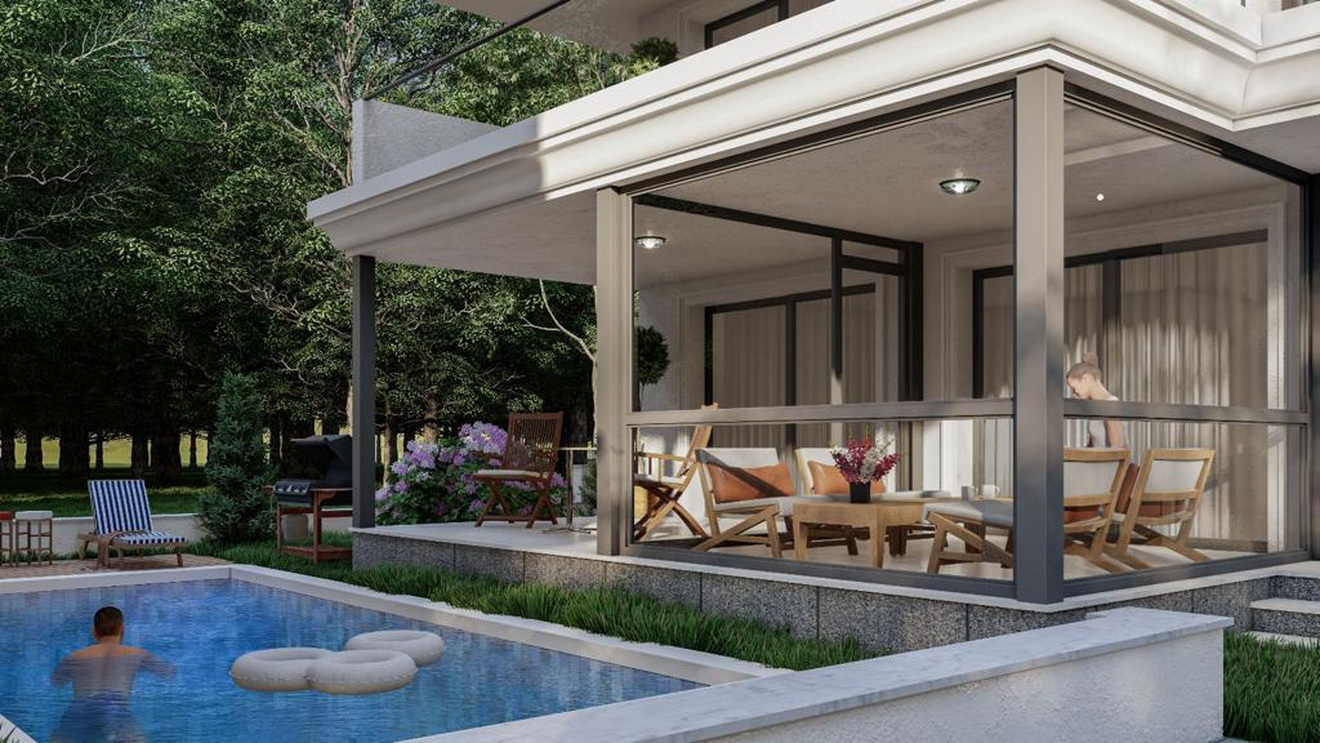 Off Plan Stunning Detached Calis Villas for Sale with Private Pool and Gardens
