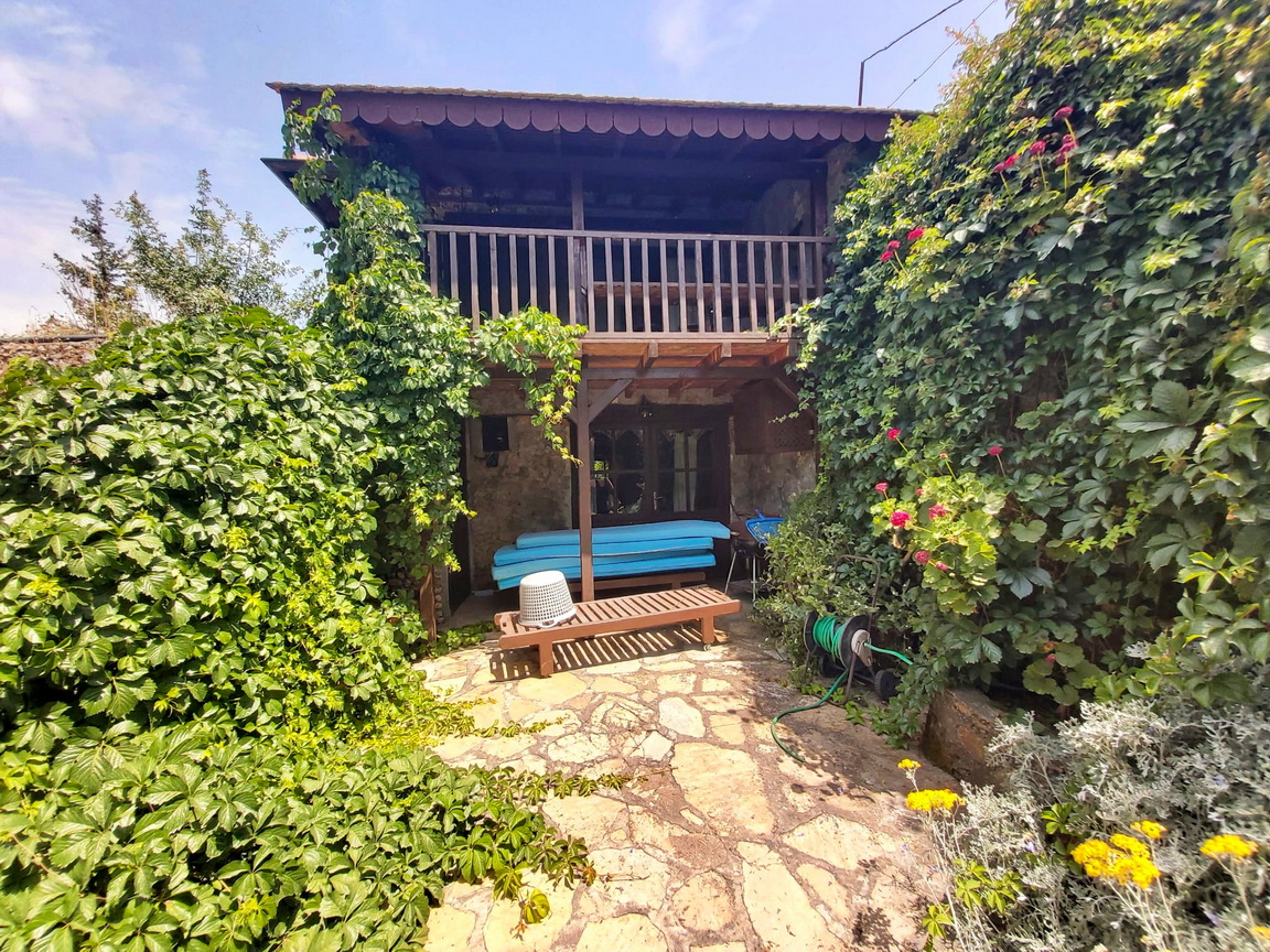 Traditional 1 Bedroom Duplex Detached Villa with Private Pool and Gardens in Kayakoy